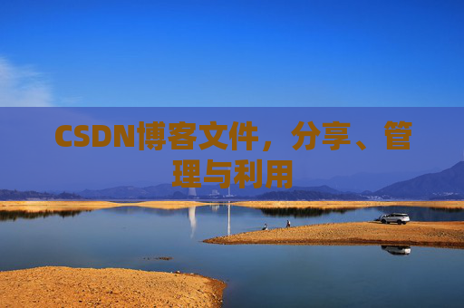 CSDN博客文件，分享、管理与利用